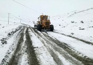 بازگشایی تمامی راه‌های روستایی مازندران پس از بارش برف سنگین