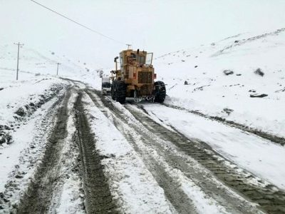بازگشایی تمامی راه‌های روستایی مازندران پس از بارش برف سنگین