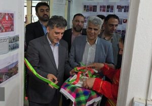 افتتاح کارگاه زنده بافی چادر شب در یکی از روستا‌های چابکسر