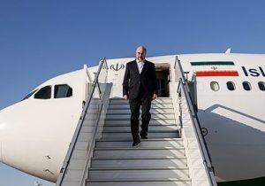 رئیس مجلس وارد فرودگاه مهرآباد تهران شد
