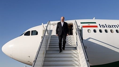 رئیس مجلس وارد فرودگاه مهرآباد تهران شد