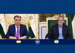 تأکید رؤسای جمهور ایران و تاجیکستان بر تحکیم مناسبات راهبردی و اجرای توافقات