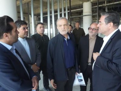 رئیس‌جمهور از روند احداث بیمارستان ۴۵۰ تخت‌خوابی شهید بهشتی ارومیه بازدید کرد