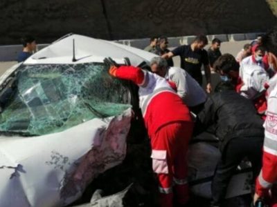 سقوط خودرو در کندوان با دو کشته و یک زخمی