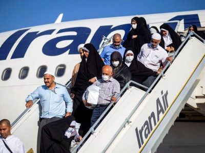 بازگشت ۱۵ هزار و ۳۷ زائر ایرانی از طریق فرودگاه‌ها به کشور