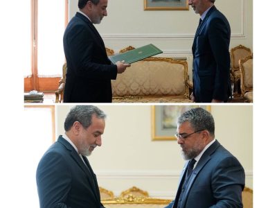 سفرای فرانسه و برزیل رونوشت استوارنامه خود را تقدیم عراقچی کردند