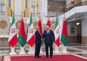 استقبال رسمی رئیس‌جمهور بلاروس از پزشکیان