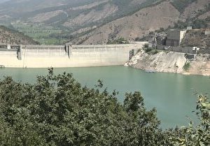 تنش آبی در سد شهید رجایی