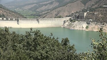 تنش آبی در سد شهید رجایی