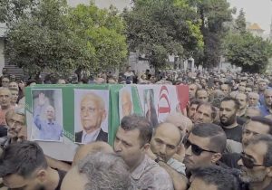 پیکر امامعلی حبیبی نابغه کشتی جهان در مازندران تشییع شد