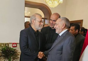 لاریجانی با رئیس مجلس عراق دیدار کرد