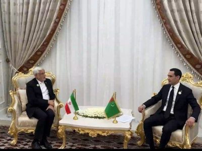 دیدار معاون اول رئیس جمهور با رئیس جمهور ترکمنستان