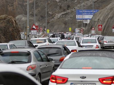 ترافیک سنگین در محورهای شمالی کشور