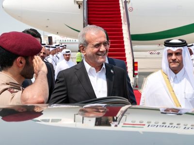 رئیس جمهور وارد دوحه پایتخت قطر شد