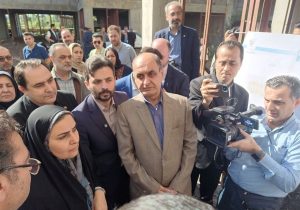بررسی روند ساخت بیمارستان جنرال لاکان رشت با حضور وزیر راه