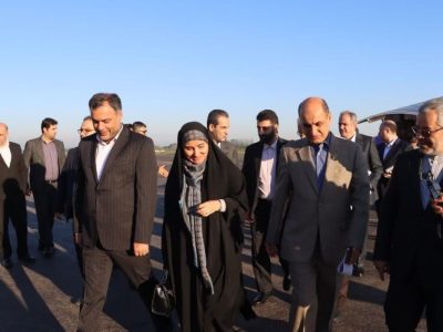 بازدید وزیر راه و شهرسازی از کارگاه شهید رجایی راه آهن رشت – آستارا