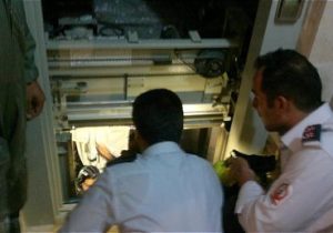 محبوس شدن در آسانسور بیشترین حادثه در رشت