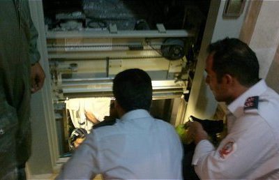 محبوس شدن در آسانسور بیشترین حادثه در رشت