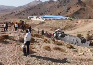 سقوط اتوبوس قزوین – مازندران در دماوند