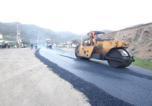 آغاز اجرای روکش آسفالت محور اسالم به گردنه الماس