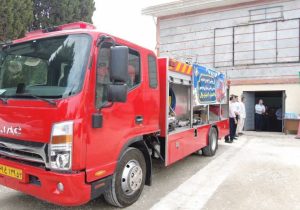 دو خودروی جدید به ناوگان آتشنشانی نوشهر اضافه شد