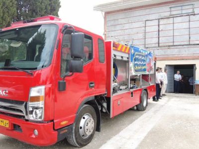 دو خودروی جدید به ناوگان آتشنشانی نوشهر اضافه شد