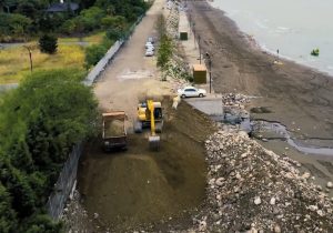 کلنگ احداث جاده ساحلی عباس آباد به زمین خورد