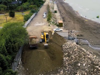 کلنگ احداث جاده ساحلی عباس آباد به زمین خورد