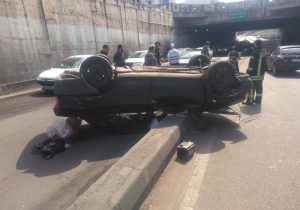 عوامل اصلی واژگونی خودروها در گیلان