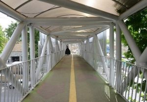 رشت فقط یک پل مکانیزه عابرپیاده فعال دارد