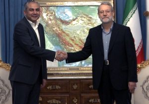 دیدار وزیر کشور پاکستان و علی لاریجانی