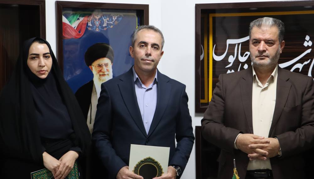 مراسم معارفه معاونان جدید فرمانداری چالوس برگزار شد