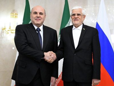 دیدار عارف و نخست‌وزیر روسیه در مسکو