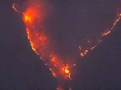 عملیات گسترده اطفای حریق در الیت چالوس با ۷ بالگرد و هواپیمای ایلوشین