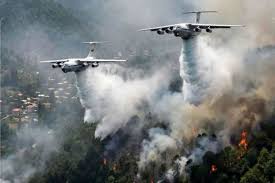 مهار آتش الیت فردا با هواپیمای ایلوشین