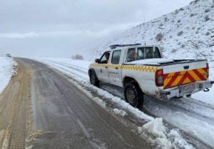 محور پونل – خلخال به دلیل کولاک و یخبندان مسدود است