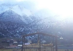 مرهم سفید روی تاول جنگل سوخته الیت / هیرکانی در آغوش برف آرام گرفت