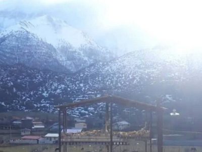 مرهم سفید روی تاول جنگل سوخته الیت / هیرکانی در آغوش برف آرام گرفت