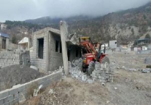 قلع و قمع ۳۰ بنای غیرمجاز در آمل