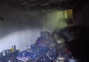 بخاری برقی خانهای را در رشت به آتش کشید