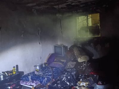 بخاری برقی خانهای را در رشت به آتش کشید