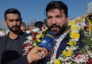 قهرمان پاورلیفتینگ آسیا در آغوش مردم سرخ رود