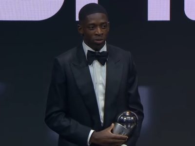 عثمان دمبله مرد سال فوتبال جهان شد