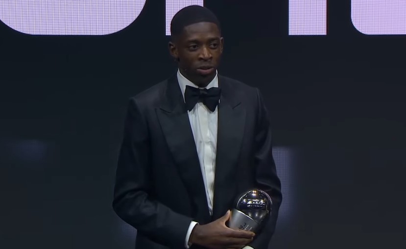 عثمان دمبله مرد سال فوتبال جهان شد عثمان دمبله مرد سال فوتبال جهان شد