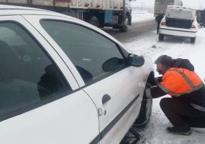 رانندگان برای گذر از محورهای کوهستانی گیلان مجهز باشند