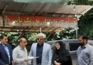 بازدید میدانی از نقطه مرزی عباس‌آباد و کلاردشت برای رفع ابهامات مرزی