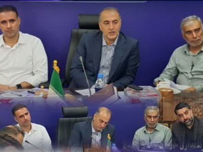 جلسه بررسی وضعیت آب شرب روستای سیبن در فرمانداری عباسآباد برگزار شد