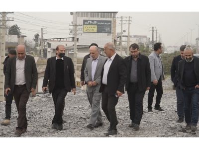 بازدید مدیرکل مهندسی عمران سازمان بنادر از بندر نوشهر