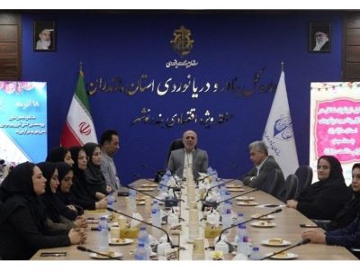 آیین تجلیل از بانوان شاغل در بنادر مازندران برگزار شد