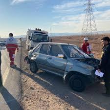 مصدومیت ۱۵ نفر در دو حادثه تصادف در جاده ساری-کیاسر
